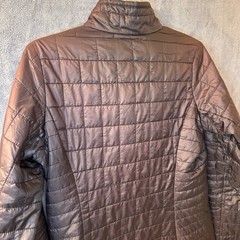 Patagonia Womens Small Nano Puff Gorpcore Logo Quilted Jacket Black Full Zip