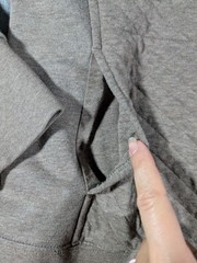 L.L. Bean Brown Quilted Full Zip Mock Neck Long Sleeve Sweatshirt Sz M Petite