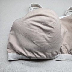 Natori Women Sports Bra 40DD Beige T Shirt Underwired Yogi Contour Convertible