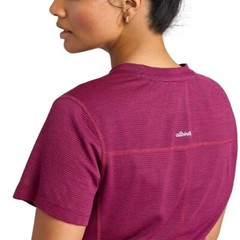 allbirds NEW Womens Natural Run Fashion Short Sleeve Tee Thrive Crimson XS $58