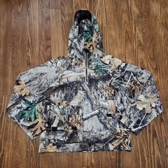 Kloud9 New York Utility Rhinestone Camo Windbreaker Adult Medium 1/4 Zip Hooded