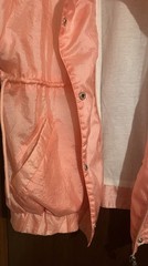 Lavon by Cheerful Corp M Pink Track Suit Jogging Jacket Half Zip/ Full Snap