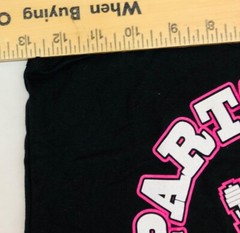 Party Rock Gym Black Tank Top Women XS Hollywood California weightlifting Shirt