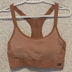 New Balance Women’s Maroon Racerback Sports Bra Wireless Pullover XL