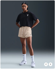 Nike Kobe Bryant Womens XS (0-2) Mesh Basketball Shorts Sanddrift IB2722-126 NEW