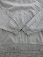 Brandy Melville Hoodie Womens One Size Gray Full Zip Fleece Sweatshirt Pockets