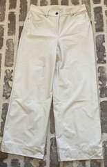 LULULEMON City Sleek 5 pocket Sz 6 Bone Utilitech