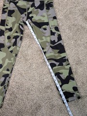 Zyia Active Women’s Leggings Size 8-10 Green Black Gray Camo Pants Pockets