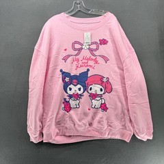 My Melody Kuromi Pink Graphic Sweatshirt Women’s 2X Festival Bloom Sanrio