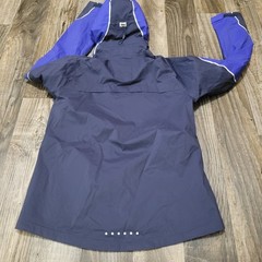 Nike Womens Hyper Shield Light Running Jacket Nylon Hood Size Medium Blue