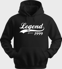 Funny Unisex Hoodie Hooded Sweatshirt Gildan Blend Legend Since 1999 H0379