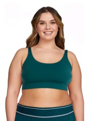 Avia Women’s Strappy Longline Bra Emerald Forest Medium Support Various Sizes