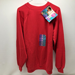 Vintage NWT 1990s Hanes CREWNECK Sweatshirt pullover Size XL Tags her way VTG