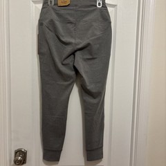 Avalanche Active Women’s Hi-Waisted Leggings /Drawstring Waist Gray Size XL NWT