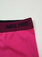Nike Pro Dri-FIT Women’s Compression Shorts Pink Purple Black Logo Size M