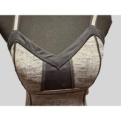 Lululemon Gray Heather Built-In Bra Workout Tank Top Size 6