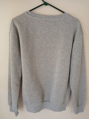 Winnie The Pooh Patch Custom Gildan Grey Sweatshirt Size Med