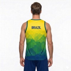 Brazil Soccer Jersey Replica Yellow Tank Top- PreSale. Ships in 7 days