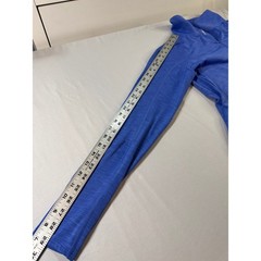 Under Armour ColdGear Womens Large Blue Heathered 1/4 Zip Thumbhole Top L
