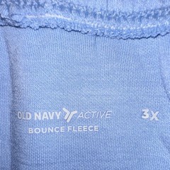 Old Navy Active Bounce Women’s Blue Athletic Shorts 3X Plus Fleece Pockets
