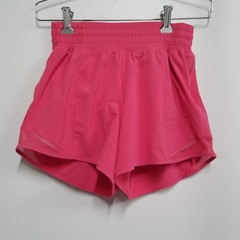 Lululemon Hotty Hot High-Rise Lined Short Womens 2 Lip Gloss Pink Run LW7AW7T