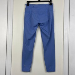 Sweaty Betty POWER Womens S 7/8th Cropped Workout Leggings Pocket Blue
