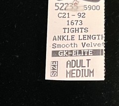 GK SKATE DANCE LADIES MEDIUM BLACK SMOOTH VELVET ANKLE LENGTH LEGGINGS Sz M NWT!