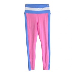 Beach Riot Women Leggings Size Medium Mariella Color Block Pink Blue White New