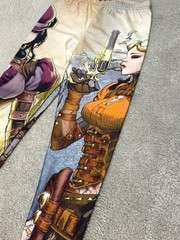 ANIME LEGGINGS MARVEL SUPER HERO VILLAN SEXY CARTOON WARRIOR SIZE XS 4 6 8