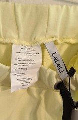 New LaLeLi Neon Yellow 95% Cotton Jogger Lounge Yoga Pants S Euro Turkey Poland