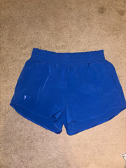 Under Armour Women’s Blue Running & Jogging Athletic Shorts Drawstring Poly M
