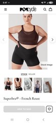 French Roast Brown Sports Bra