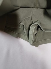 Forever 21 Pleated Skort Womens XS Olive Green High Waisted Frayed Hem NWT