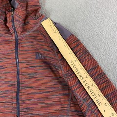 REI Hoodie Womens Small Multicolor Stripe 1/2 Zip Lightweight Stretch Pullover