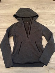 LULULEMON | Fleece & Thank You Pullover | Half Zip Hoodie | Grey | Size XS or S