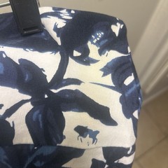 S.C.&CO. Women’s XL Blue White Floral Pull-On Stretch Athletic Golf Skort