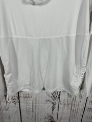 Layer 8 Hoodie Women’s Sz XS Pullover Drawstring Athletic White B5 #0036