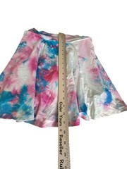 DONA JO Pull On Skirt Skort Tie-Dye Pink Blue White Pockets UPF 50+ Size 1 (S)