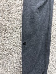 Lululemon Leggings Women Size 6 Gray Activewear Stretch Mid-Rise Cropped