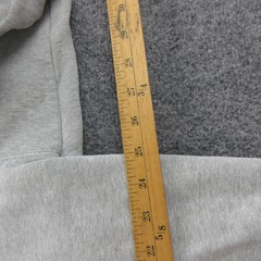 Brandy Melville Hoodie Womens One Size Gray Full Zip Fleece Sweatshirt Pockets