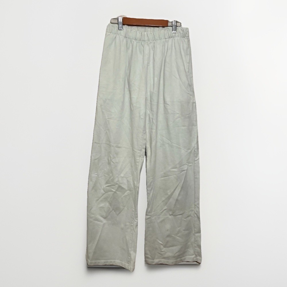 John Galt Heather Grey Wide Leg Sweatpants Elastic Waist Joggers Brandy Melville