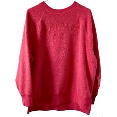 PINK Victoria’s Secret Oversized Pullover Sweatshirt Logo Cozy Terry Cloth Small