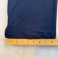 Jockey Sport Womens Navy Blue Wide Leg Yoga Pants High Rise Pockets Size Medium