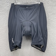 Canari Biker Shorts Women Medium M Black Pull On 8″ Padded Nylon Blend Cycling