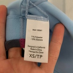 L*Space New Heights Colorblock Cropped Active Top XS NWT