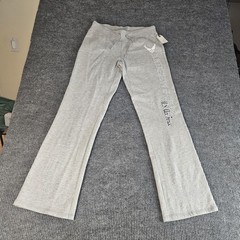 Coed Sweatpants Womens Medium Gray Andrews AFB U.S. Air Force Flare Lounge Yoga