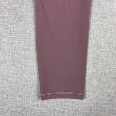 Athleta Leggings Womens M Purple Salutation Stash 7/8 Tight Ankle Pockets Yoga