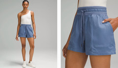 NWT Lululemon Dance Studio High Rise Short 3.5″ Oasis Blue Size 4 – Best Seller