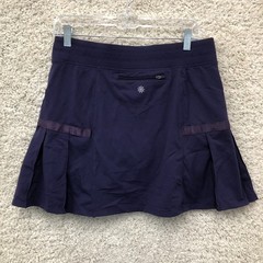 Athleta Skort Medium Adult Purple Any Sport Pleated Skirt Pull On Pocket Womens