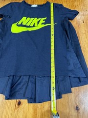 Nike Lab x Sacai Logo T-shirt Tech Futura Wordmark Tee Lightweight Blue size S